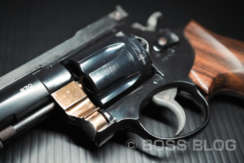 MGC PPCカスタム 44マグナム ラウンドバレル ヘビーバレル MCW S&W M29 モデルガン・西部警察・太陽にほえろ!・イーストA製ショルダーホルスター(6〜6.5インチ用)
