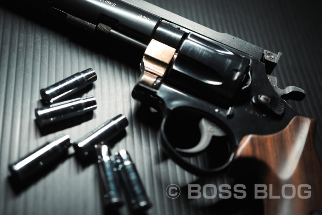 MGC PPCカスタム 44マグナム ラウンドバレル ヘビーバレル MCW S&W M29 モデルガン・西部警察・太陽にほえろ!・イーストA製ショルダーホルスター(6〜6.5インチ用)